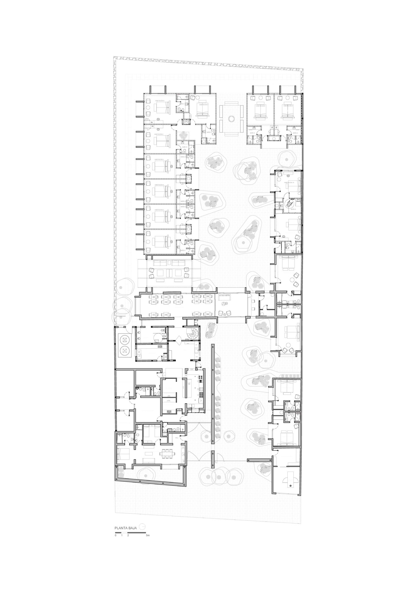 Hotel Hostería Antofagasta de la Sierra Catamarca proyecto de arquitectura de Mecba.arq